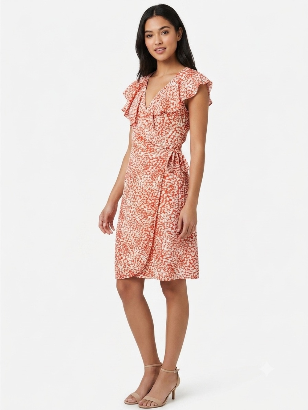 Free People Knee Length Wrap Dress size Large